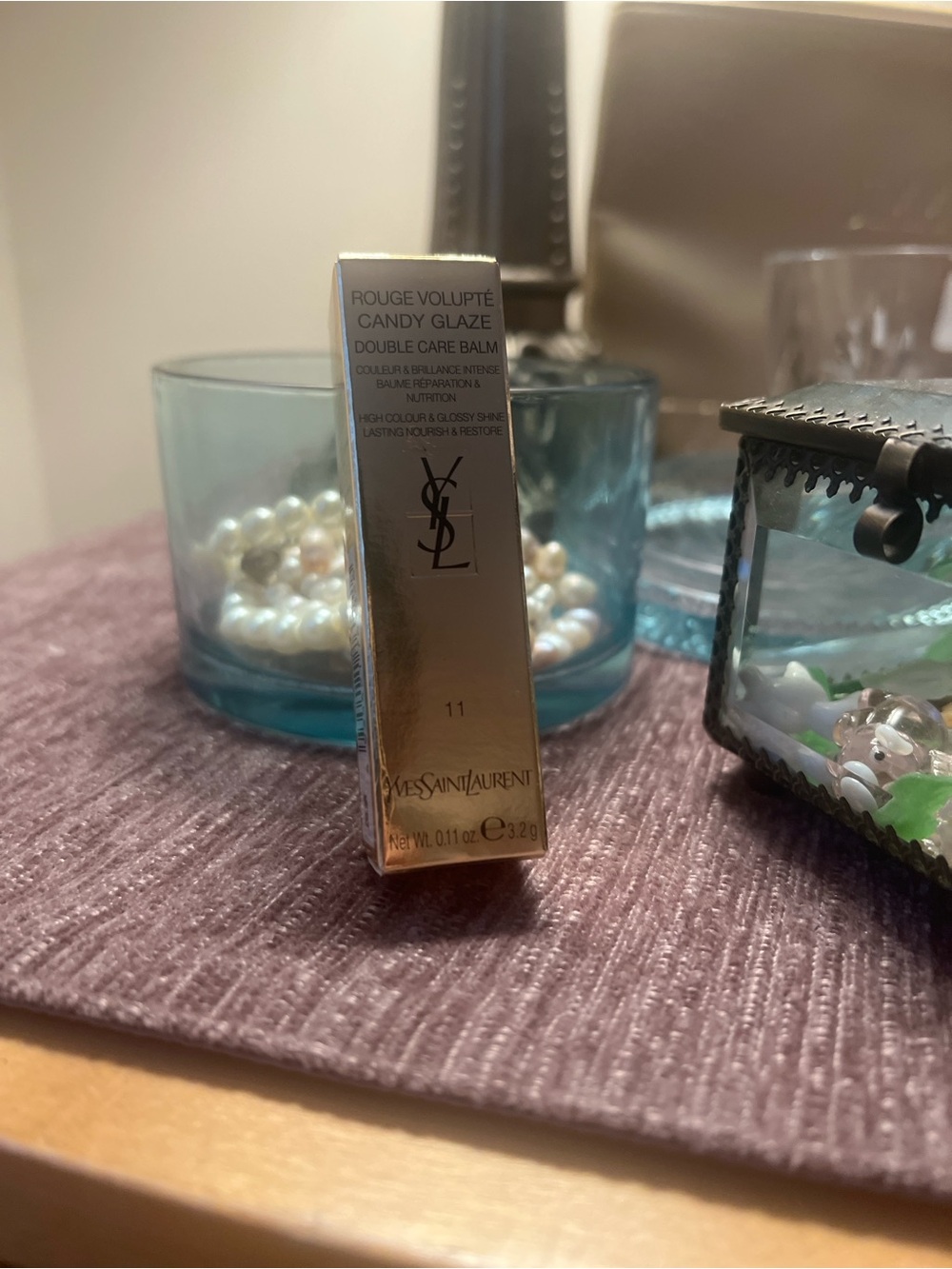 Yves Saint Laurent Rouge Volupté Candy Glaze Double Care Balm - Red Thrill - Picture 10 of 10